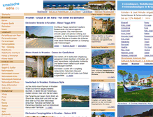 Tablet Screenshot of kroatischeadria.de